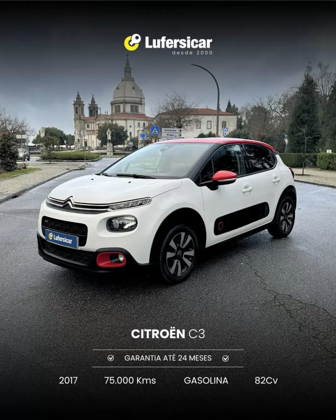 Citroën C3 2017 - 9750 EUR, 75000 km - AUTO.MOTO.pt - 75000km - foto 1 de 7