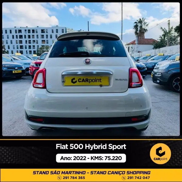 Fiat 500 2022 - 15900 EUR, 75220 km - AUTO.MOTO.pt - 75220km - foto 5 de 10
