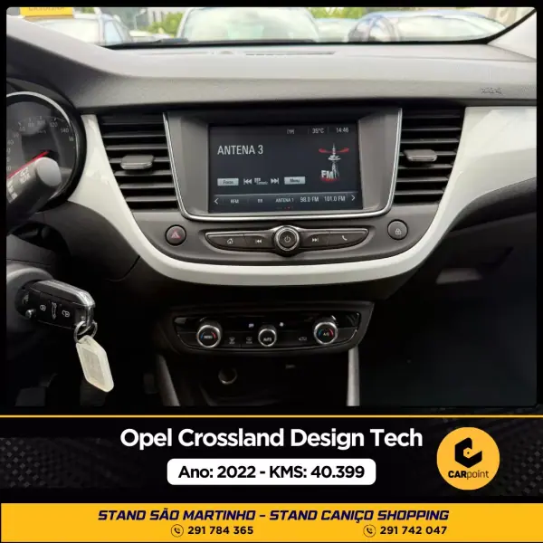 Opel Crossland 2022 - 16900 EUR, 40500 km - AUTO.MOTO.pt - 40500km - foto 9 de 10