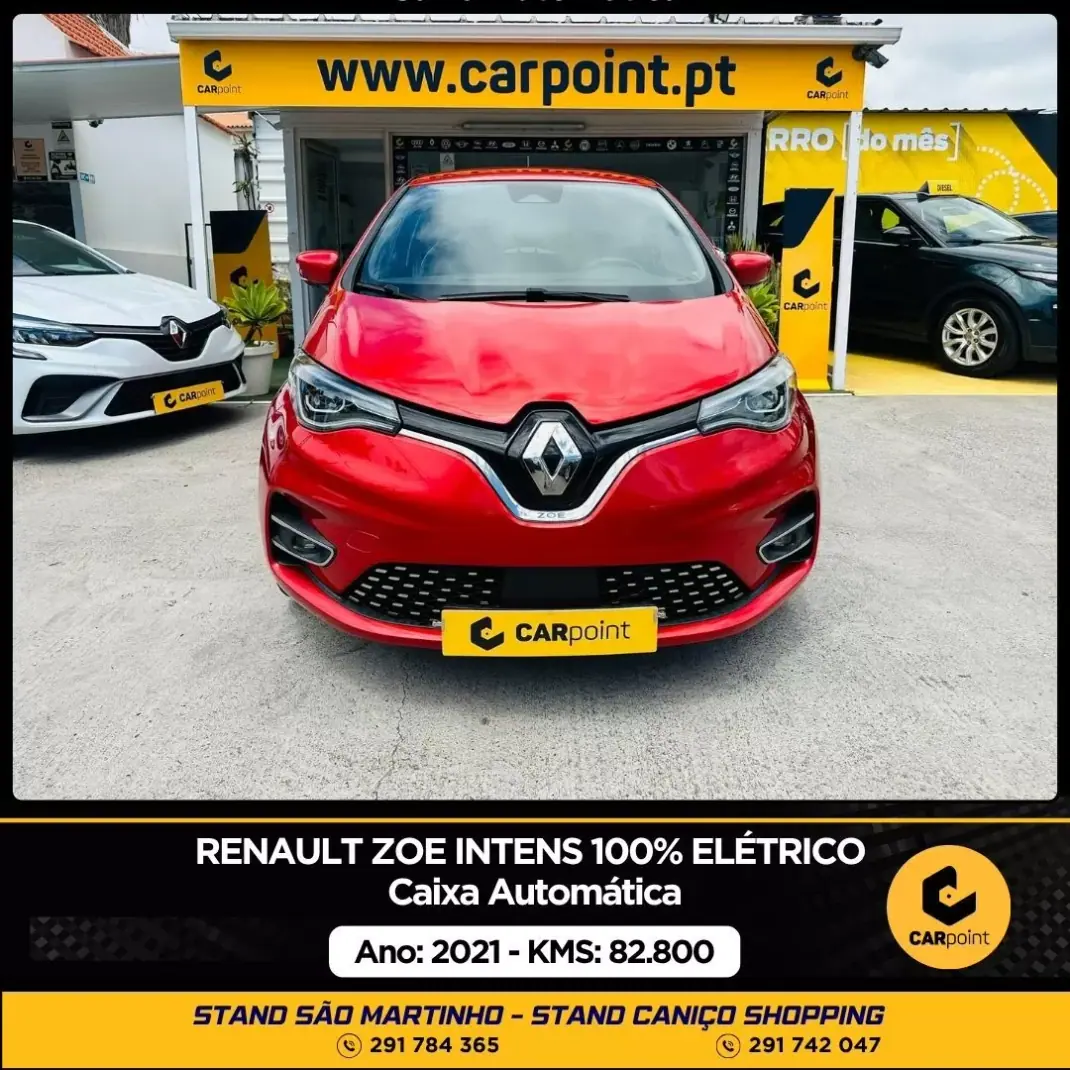 Renault Zoe 2021 - 19750 EUR, 82800 km - AUTO.MOTO.pt - 82800km - foto 1 de 10