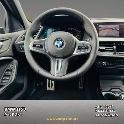 BMW 116 2019 - 26900 EUR, 51557 km - AUTO.MOTO.pt - 51557km - foto 6 de 10