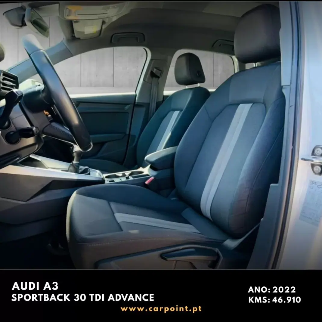 Audi A3 Sportback 2022 - 27750 EUR, 46910 km - AUTO.MOTO.pt - 46910km - foto 7 de 10