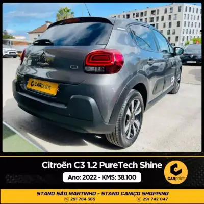 Citroën C3 2022 - 17900 EUR, 38100 km - AUTO.MOTO.pt - 38100km - foto 4 de 10