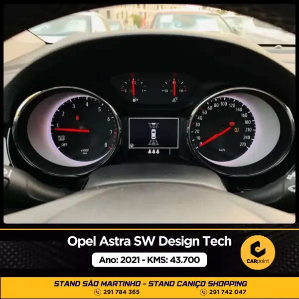 Opel Astra 2021 - 17900 EUR, 43700 km - AUTO.MOTO.pt - 43700km - foto 10 de 10