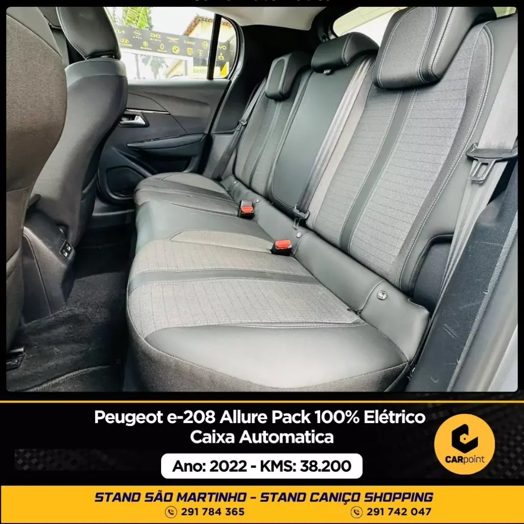 Peugeot e-208 2022 - 21900 EUR, 38200 km - AUTO.MOTO.pt - 38200km - foto 8 de 10
