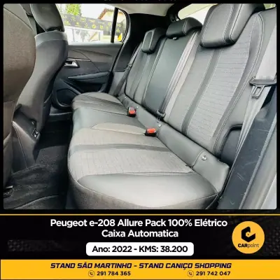 Peugeot e-208 2022 - 21900 EUR, 38200 km - AUTO.MOTO.pt - 38200km - foto 8 de 10
