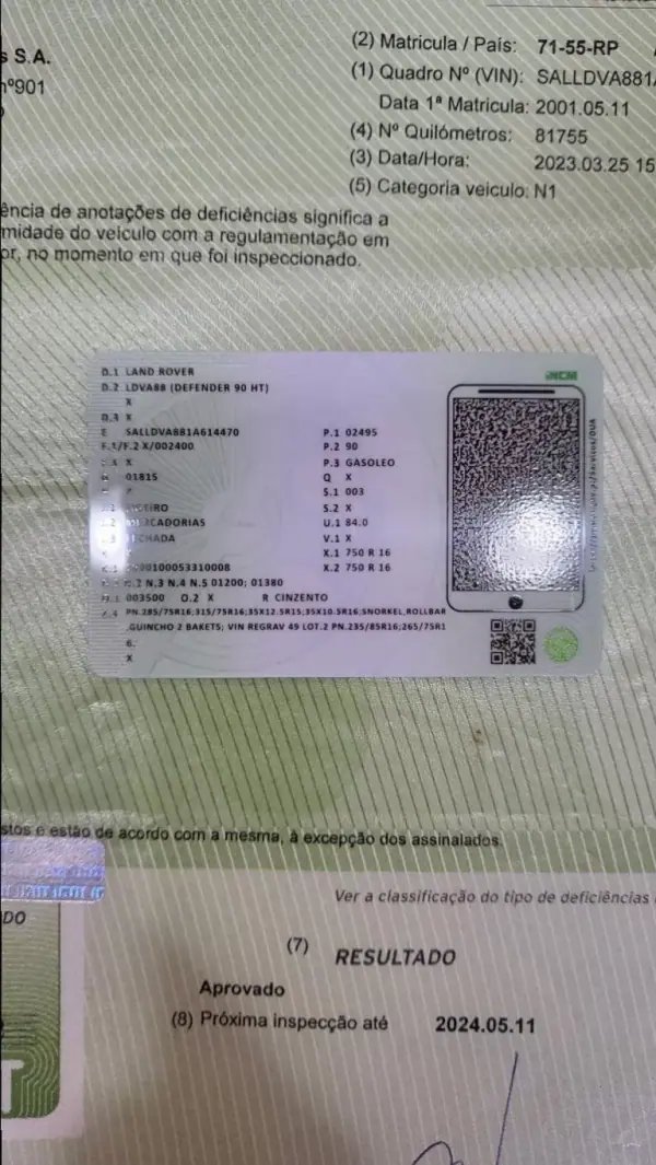 Land Rover Defender 2001 - 35000 EUR, 81787 km - AUTO.MOTO.pt - 81787km - foto 55 de 57