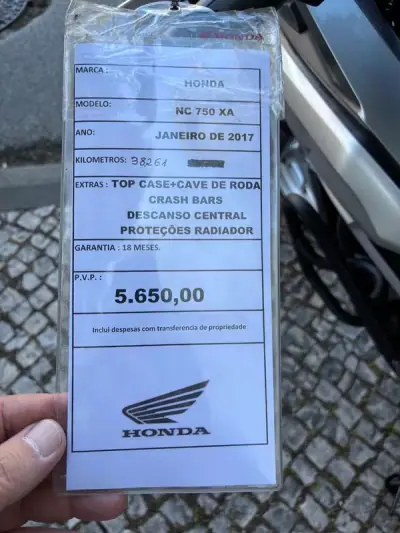 Honda NC750X 2017 - 5650 EUR, 38261 km - AUTO.MOTO.pt - 38261km - foto 6 de 14