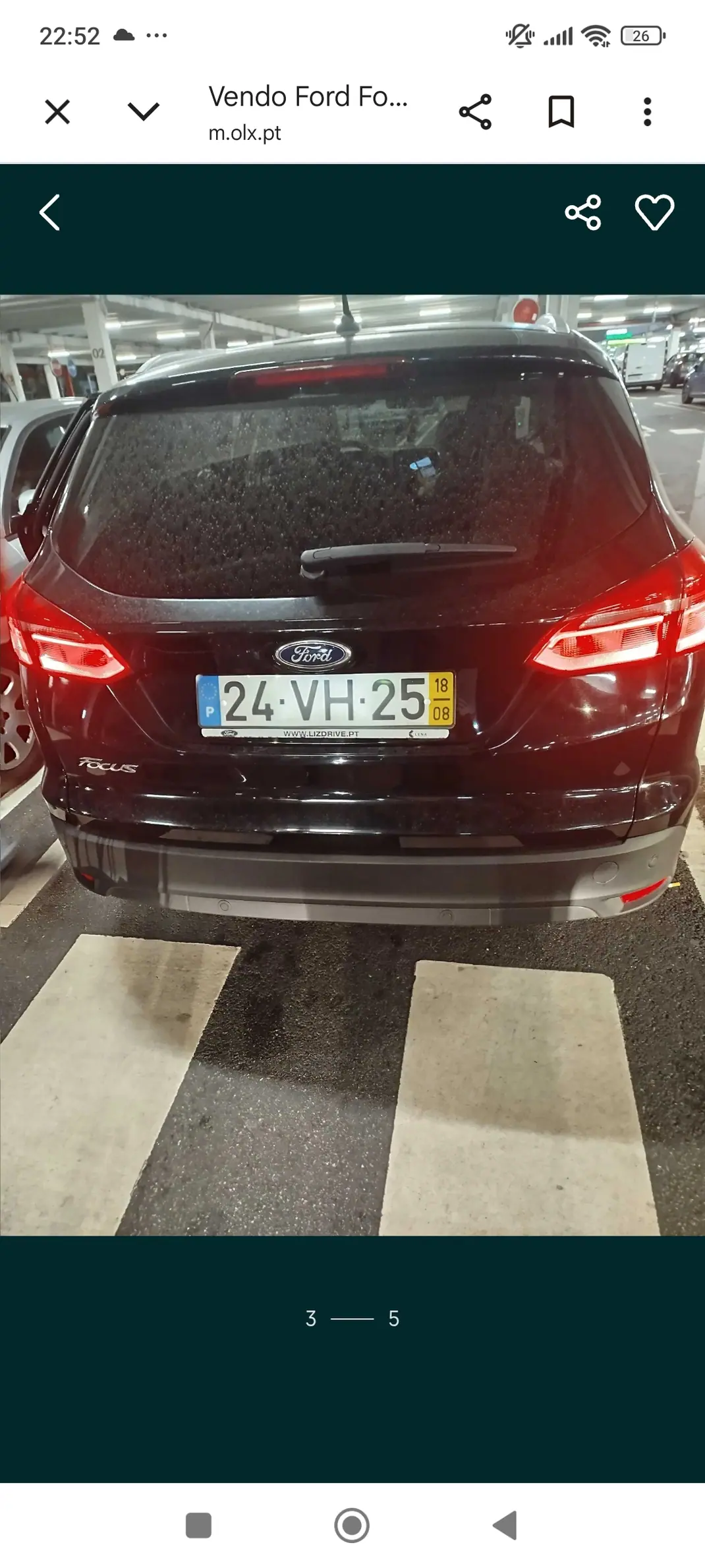 Ford Focus 2018 - 6000 EUR, 278000 km - AUTO.MOTO.pt - 278000km - foto 4 de 5