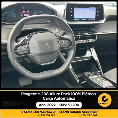 Peugeot e-208 2022 - 21900 EUR, 38200 km - AUTO.MOTO.pt - 38200km - foto 6 de 10