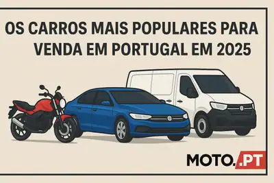 Os carros mais populares para venda em Portugal em 2025?