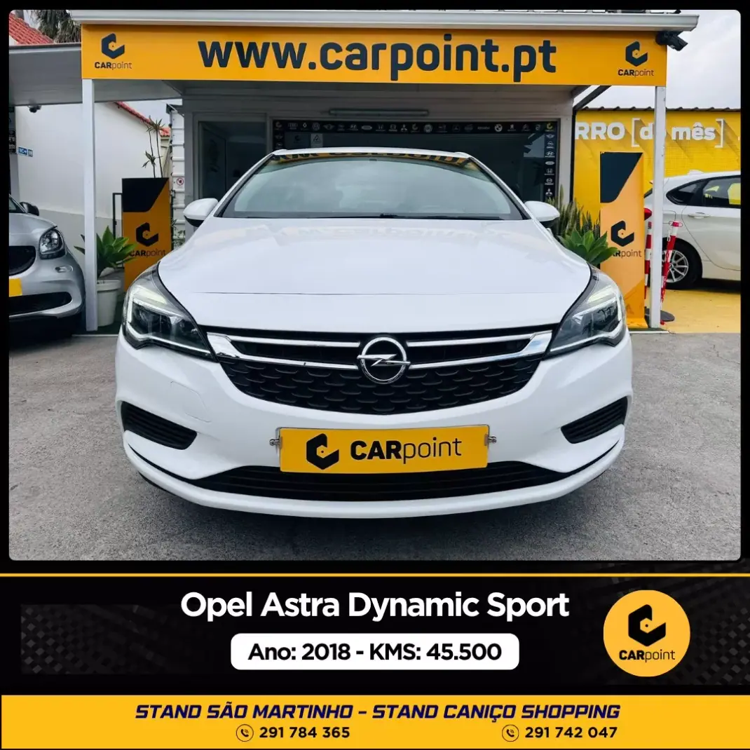 Opel Astra 2018 - 14900 EUR, 45500 km - AUTO.MOTO.pt - 45500km - foto 1 de 10