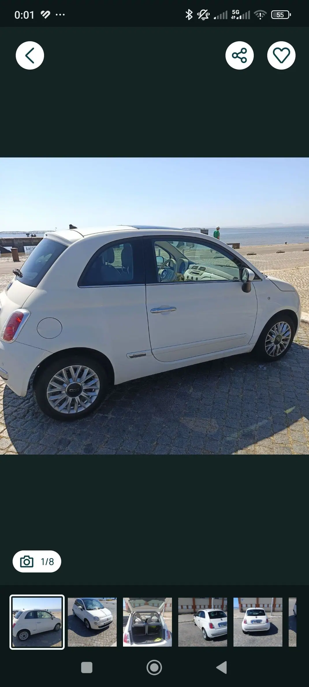 Fiat 500 2014 - 5700 EUR, 136000 km - 136000km - foto 5 de 5