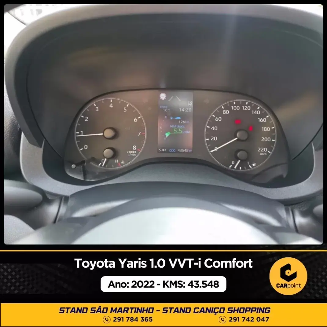 Toyota Yaris 2022 - 17900 EUR, 43548 km - AUTO.MOTO.pt - 43548km - foto 10 de 10