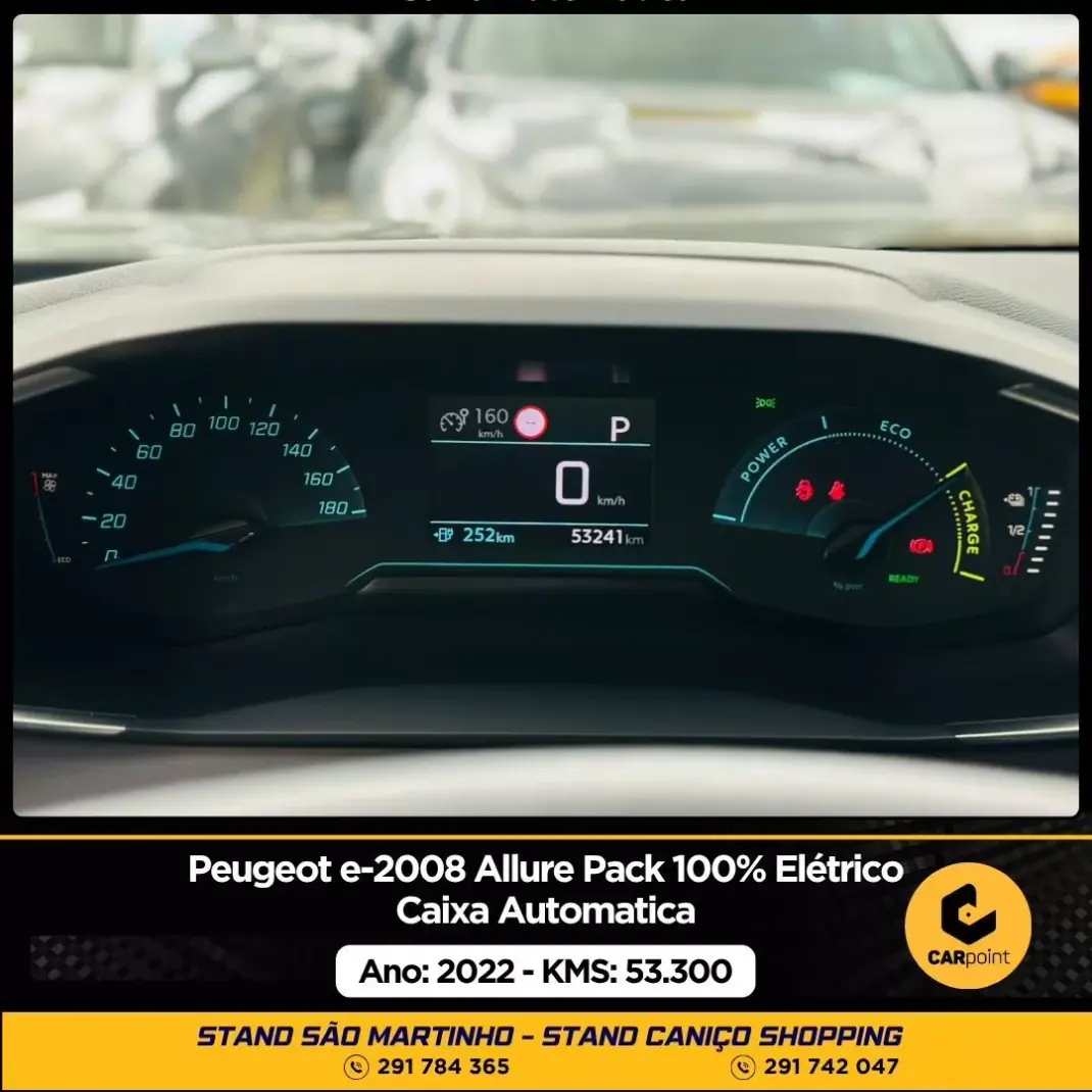 Peugeot e-2008 2022 - 23900 EUR, 53300 km - AUTO.MOTO.pt - 53300km - foto 10 de 10