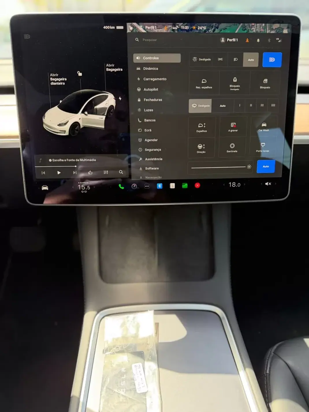 Tesla Model 3 2021 - 26500 EUR, 77000 km - AUTO.MOTO.pt - 77000km - foto 12 de 18