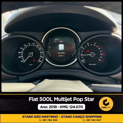 Fiat 500L 2018 - 12900 EUR, 124070 km - AUTO.MOTO.pt - 124070km - foto 10 de 10