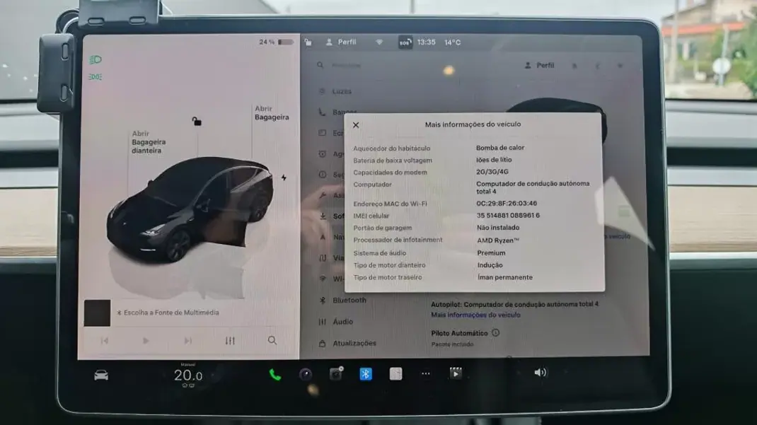 Tesla Model Y 2024 - 49950 EUR, 25000 km - AUTO.MOTO.pt - 25000km - foto 13 de 13