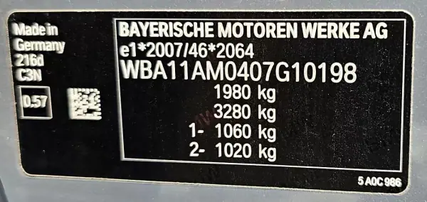 BMW 216 Gran Coupé 2020 - 26500 EUR, 130000 km - AUTO.MOTO.pt - 130000km - foto 11 de 37