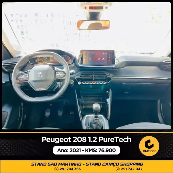 Peugeot 208 2021 - 18900 EUR, 78044 km - AUTO.MOTO.pt - 78044km - foto 6 de 10