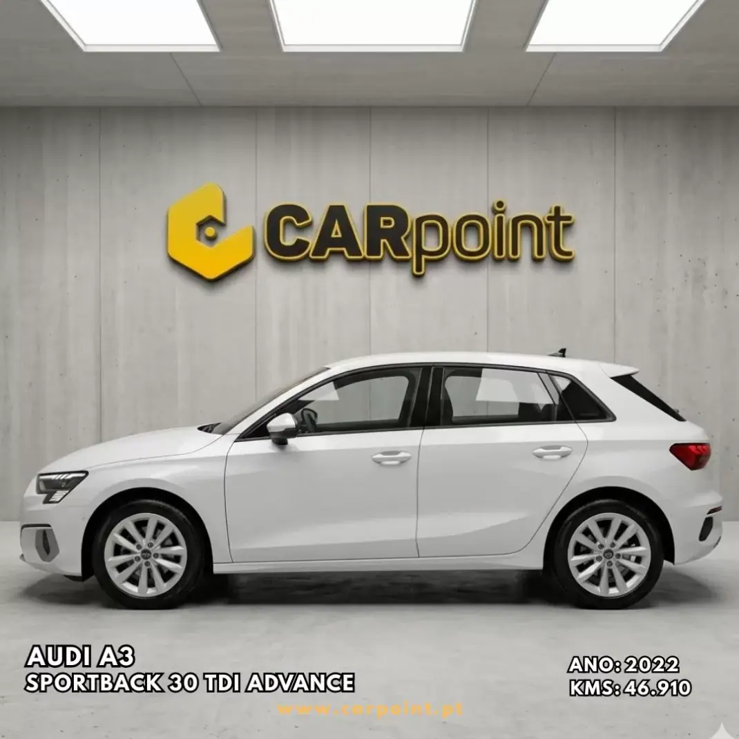 Audi A3 Sportback 2022 - 27750 EUR, 46910 km - AUTO.MOTO.pt - 46910km - foto 3 de 10