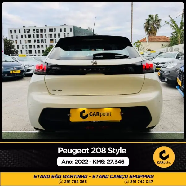 Peugeot 208 2022 - 17900 EUR, 27346 km - AUTO.MOTO.pt - 27346km - foto 5 de 10