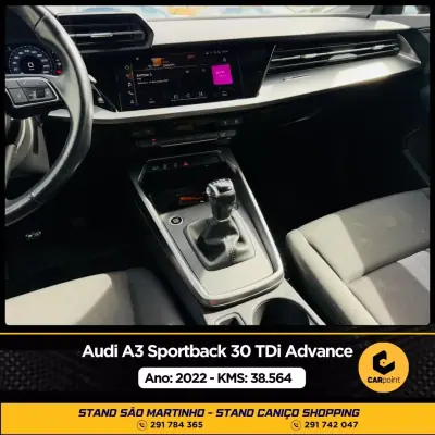 Audi A3 Sportback 2022 - 26750 EUR, 38564 km - AUTO.MOTO.pt - 38564km - foto 9 de 10