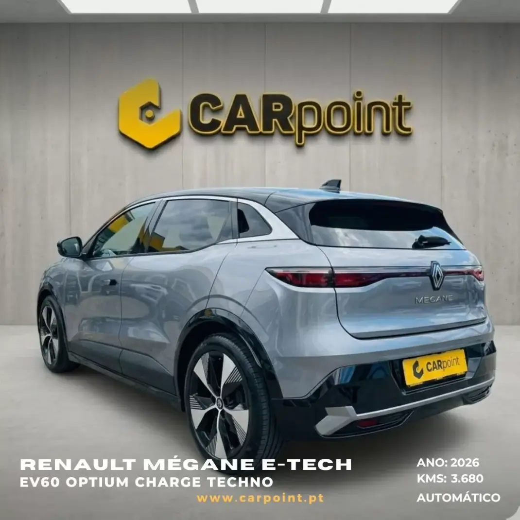Renault Mégane E-Tech 2026 - 38900 EUR, 3680 km - AUTO.MOTO.pt - 3680km - foto 4 de 10