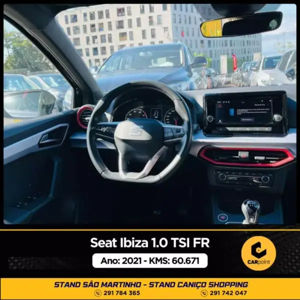 SEAT Ibiza 2021 - 18900 EUR, 60671 km - AUTO.MOTO.pt - 60671km - foto 8 de 10