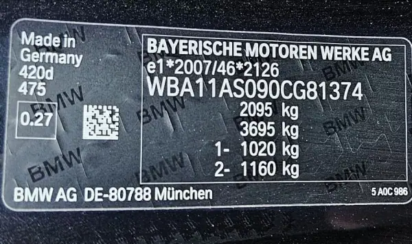 BMW 420 2021 - 41500 EUR, 80000 km - AUTO.MOTO.pt - 80000km - foto 11 de 40