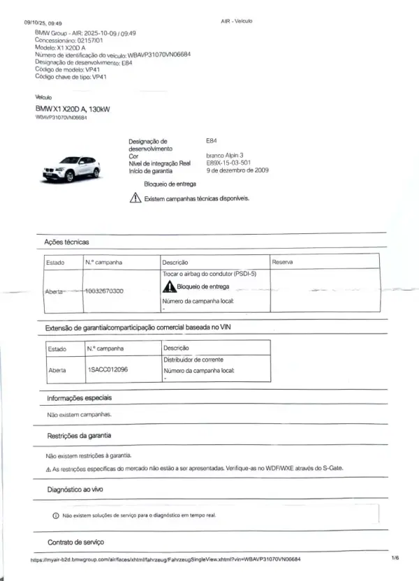 BMW X1 2009 - 13900 EUR, 234438 km - AUTO.MOTO.pt - 234438km - foto 53 de 59