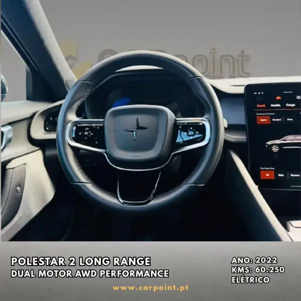 Polestar 2 2022 - 38900 EUR, 60250 km - AUTO.MOTO.pt - 60250km - foto 6 de 10