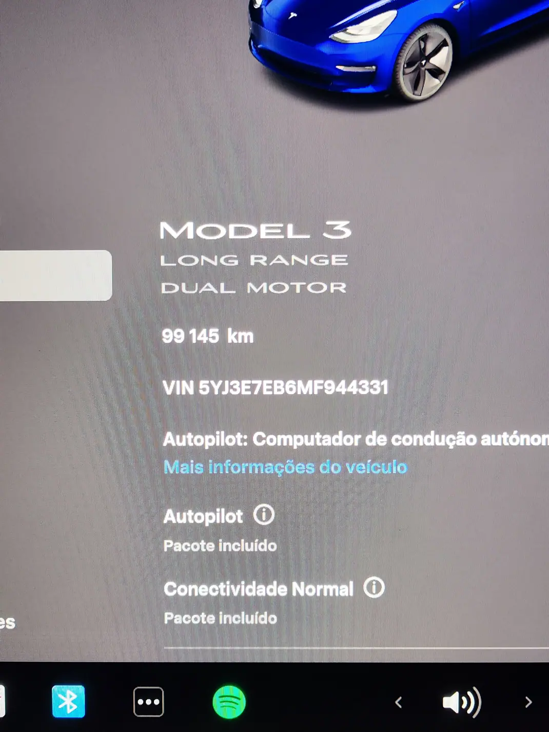 Tesla Model 3 2021 - 25900 EUR, 99145 km - AUTO.MOTO.pt - 99145km - foto 12 de 15