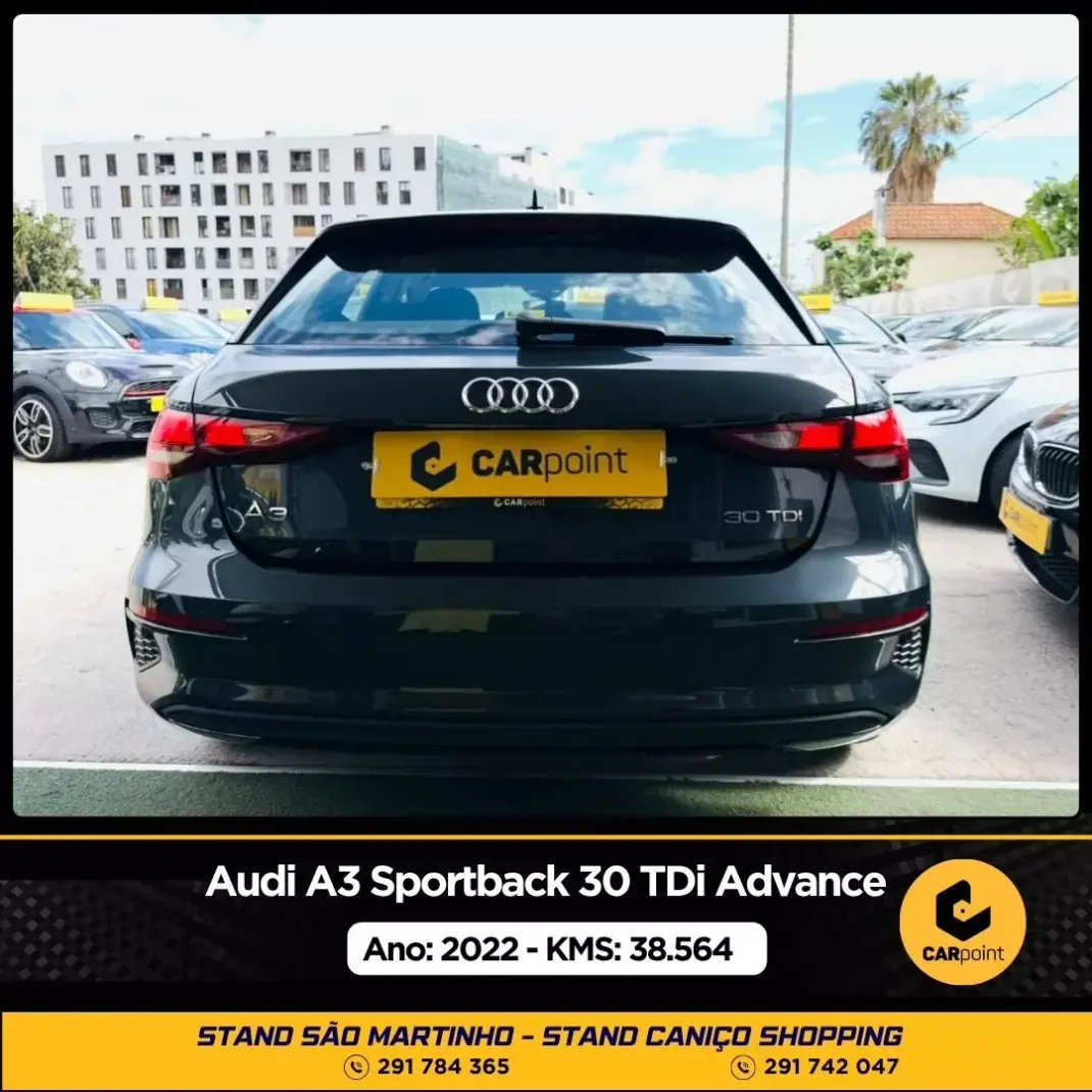 Audi A3 Sportback 2022 - 26750 EUR, 38564 km - AUTO.MOTO.pt - 38564km - foto 5 de 10