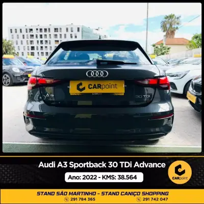 Audi A3 Sportback 2022 - 26750 EUR, 38564 km - AUTO.MOTO.pt - 38564km - foto 5 de 10