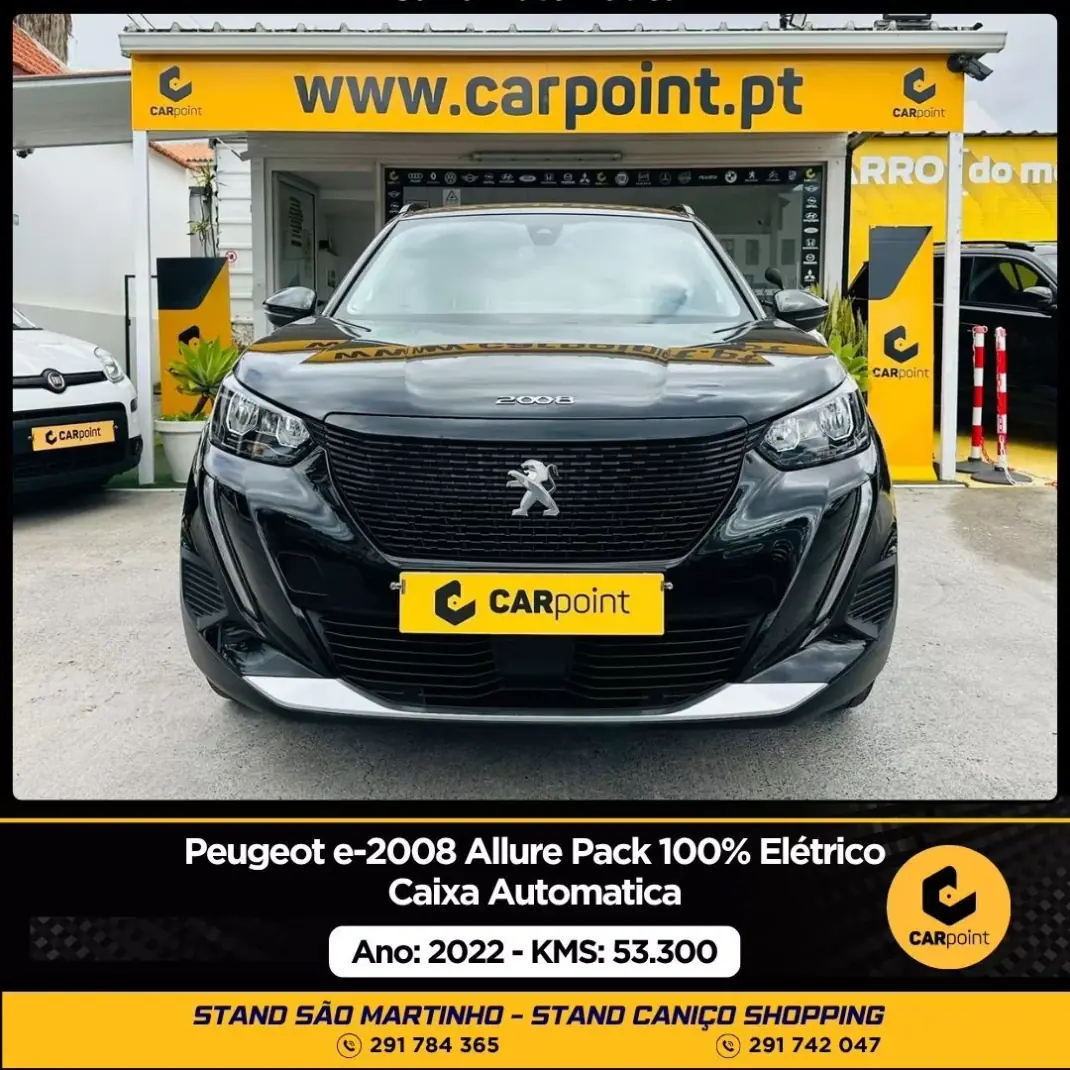 Peugeot e-2008 2022 - 23900 EUR, 53300 km - AUTO.MOTO.pt - 53300km - foto 1 de 10