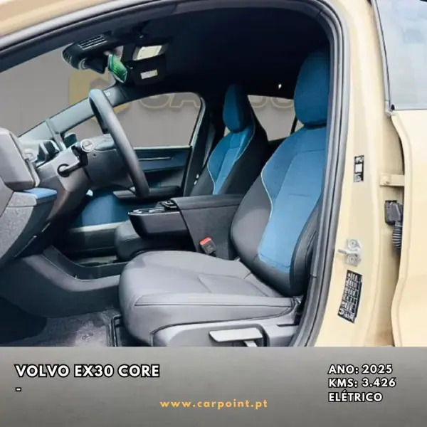 Volvo EX 30 2025 - 38900 EUR, 3426 km - AUTO.MOTO.pt - 3426km - foto 7 de 10