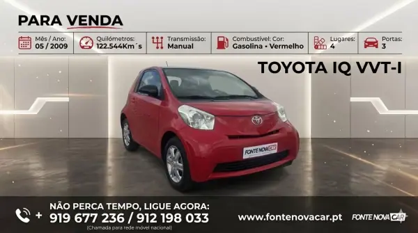 Toyota iQ 2009 - 7750 EUR, 122544 km - AUTO.MOTO.pt - 122544km - foto 20 de 20