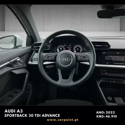 Audi A3 Sportback 2022 - 27750 EUR, 46910 km - AUTO.MOTO.pt - 46910km - foto 6 de 10
