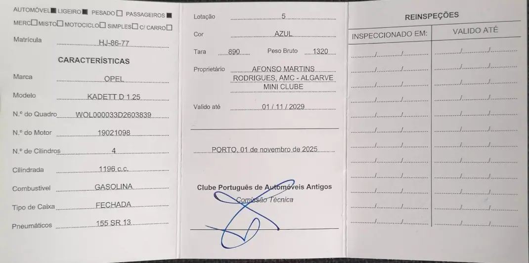 Opel Kadett 1984 - 4800 EUR, 98000 km - AUTO.MOTO.pt - 98000km - foto 3 de 4