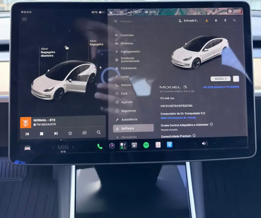 Tesla Model 3 2019 - 19750 EUR, 171400 km - 171400km - foto 19 de 20