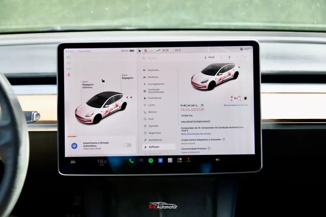 Tesla Model 3 2021 - 32400 EUR, 70000 km - AUTO.MOTO.pt - 70000km - foto 34 de 39