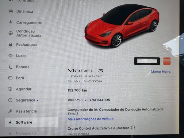 Tesla Model 3 2019 - 21999 EUR, 149000 km - AUTO.MOTO.pt - 149000km - foto 10 de 22