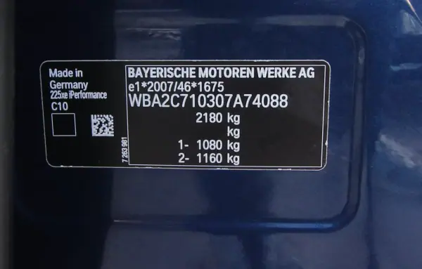 BMW 225xe Active Tourer 2018 - 16490 EUR, 147000 km - AUTO.MOTO.pt - 147000km - foto 40 de 43