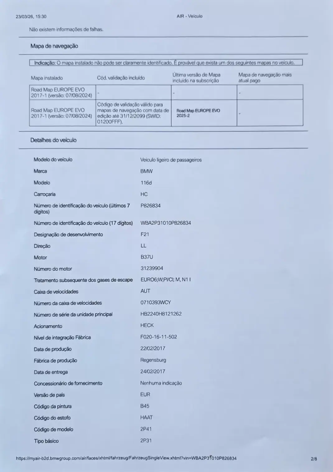 BMW 116 2017 - 16900 EUR, 124814 km - AUTO.MOTO.pt - 124814km - foto 58 de 65