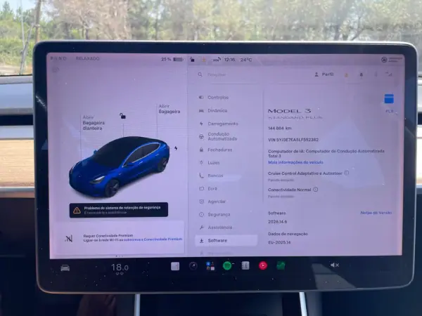Tesla Model 3 2019 - 21900 EUR, 144900 km - AUTO.MOTO.pt - 144900km - foto 8 de 27