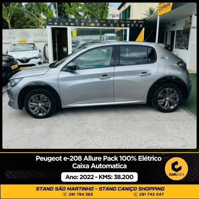 Peugeot e-208 2022 - 21900 EUR, 38200 km - AUTO.MOTO.pt - 38200km - foto 3 de 10
