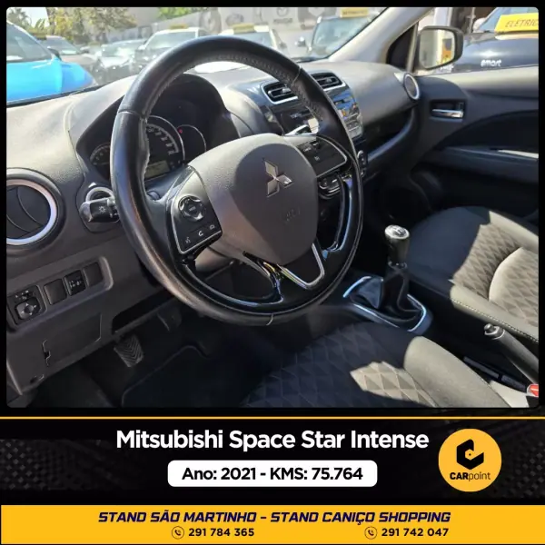 Mitsubishi Space Star 2021 - 12900 EUR, 75764 km - AUTO.MOTO.pt - 75764km - foto 6 de 10
