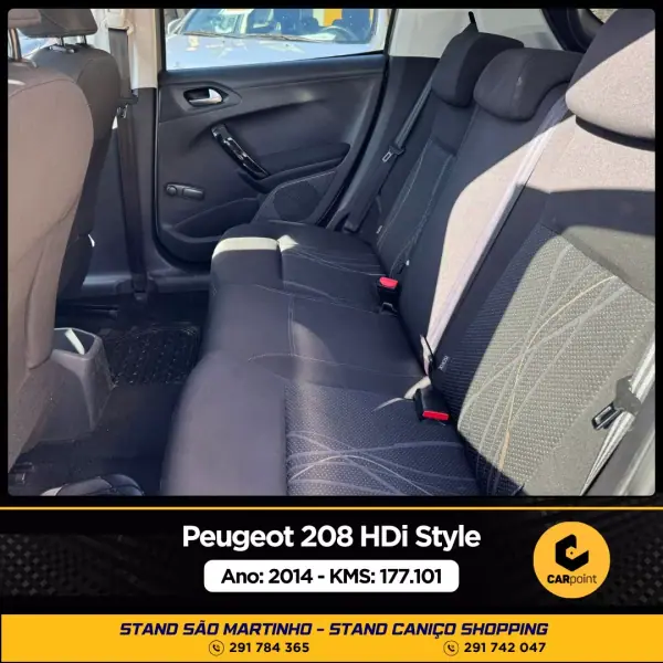 Peugeot 208 2014 - 9990 EUR, 177101 km - AUTO.MOTO.pt - 177101km - foto 8 de 10