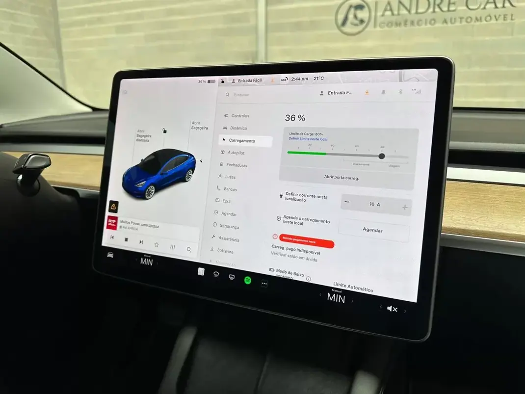 Tesla Model 3 2021 - 27950 EUR, 58905 km - AUTO.MOTO.pt - 58905km - foto 19 de 55
